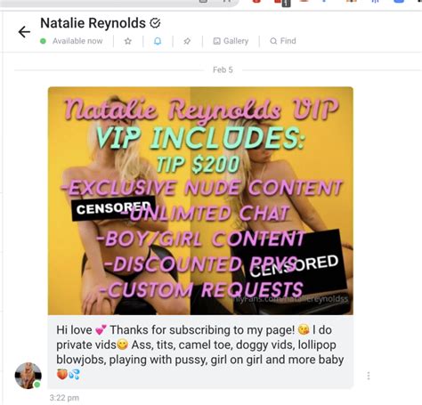 natelie reynolds nudes|Natalie Reynolds Nude Onlyfans Blonde Tiktok BJ Leaked Video。